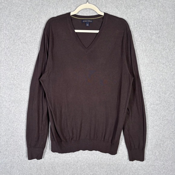 Banana Republic‎ Silk Cashmere Sweater Large Light Weight Quiet Luxury Blend